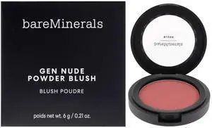 Gen Nude Powder Blush - On the Mauve by bareMinerals for Women - 0.21 oz Blush Gen Nude Powder Blush - On the Mauve by bareMinerals for Women - 0.21 oz Blush