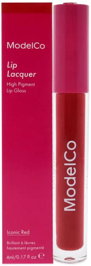Lip Lacquer - Iconic Red by ModelCo for Women - 0.17 oz Lip Gloss Lip Lacquer - Iconic Red by ModelCo for Women - 0.17 oz Lip Gloss