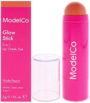 Glow Stick 3-In-1 - Nude Peach by ModelCo for Women - 0.176 oz Makeup Glow Stick 3-In-1 - Nude Peach by ModelCo for Women - 0.176 oz Makeup