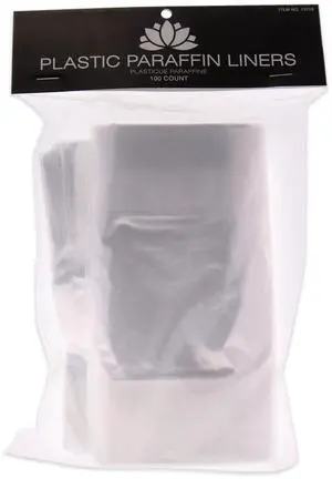 Plastic Paraffin Liners by Marianna for Unisex - 100 Pc Plastic Bag Plastic Paraffin Liners by Marianna for Unisex - 100 Pc Plastic Bag