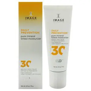 Daily Prevention Pure Mineral Tinted Moisturizer SPF 30 by Image for Unisex - 2.6 oz Sunscreen Daily Prevention Pure Mineral Tinted Moisturizer SPF 30 by Image for Unisex - 2.6 oz Sunscreen