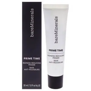 Prime Time Redness Reducing Primer by bareMinerals for Women - 1 oz Primer Prime Time Redness Reducing Primer by bareMinerals for Women - 1 oz Primer
