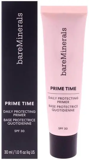 Prime Time Daily Protecting Primer Mineral SPF 30 by bareMinerals for Women - 1 oz Primer Prime Time Daily Protecting Primer Mineral SPF 30 by bareMinerals for Women - 1 oz Primer