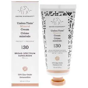 Umbra Tinte Mineral Cream SPF 30 by Drunk Elephant for Women - 2 oz Sunscreen Umbra Tinte Mineral Cream SPF 30 by Drunk Elephant for Women - 2 oz Sunscreen
