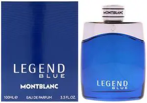 Legend Blue by Mont Blanc for Men - 3.3 oz EDP Spray Legend Blue by Mont Blanc for Men - 3.3 oz EDP Spray