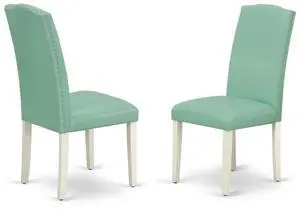 East West Furniture Dining Chair Linen White, ENP2T57 East West Furniture Dining Chair Linen White, ENP2T57
