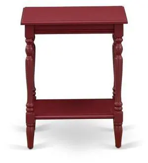 East West Furniture East West Furniture BF-13-ET Modern End Table with Open Storage Shelf - Wood Nightstand for Small Spaces, Stable and Sturdy Constructed - Burgundy Finish East West Furniture East West Furniture BF-13-ET Modern End Table with Open Storage Shelf - Wood Nightstand for Small Spaces, Stable and Sturdy Constructed - Burgundy Finish