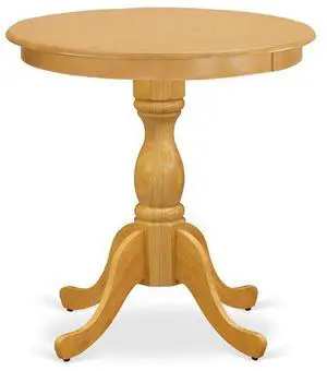East West Furniture EST-OAK-TP East West Furniture Beautiful Small Table with Oak Color Table Top Surface and Asian Wood Small Dining Table Wooden Legs - Oak Finish East West Furniture EST-OAK-TP East West Furniture Beautiful Small Table with Oak Color Table Top Surface and Asian Wood Small Dining Table Wooden Legs - Oak Finish