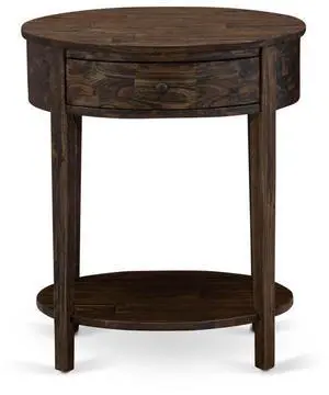 East West Furniture HI-07-ET Small End Table with 1 Wood Drawer, Stable and Sturdy Constructed - Distressed Jacobean Finish East West Furniture HI-07-ET Small End Table with 1 Wood Drawer, Stable and Sturdy Constructed - Distressed Jacobean Finish