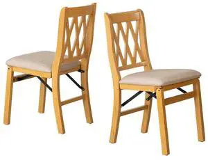 East West Furniture Plano Dining Chairs with PU Leather Seat, 3-X Back, Set of 2, Oak Wood Finish East West Furniture Plano Dining Chairs with PU Leather Seat, 3-X Back, Set of 2, Oak Wood Finish