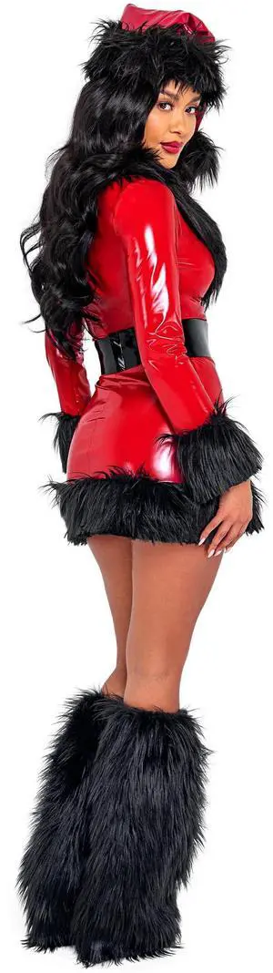 Roma Costume 2pc Santa Babe, Red/Black, M Roma Costume 2pc Santa Babe, Red/Black, M