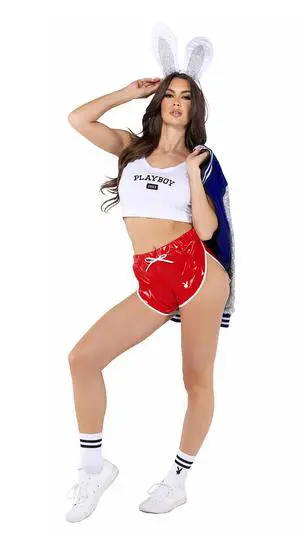 Roma Costume 6pc Play Athlete, Blue/White/Red, M Roma Costume 6pc Play Athlete, Blue/White/Red, M