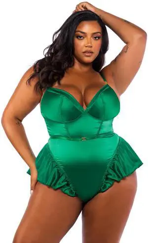 Roma Costume Cleopatra Romper, green, 1X Roma Costume Cleopatra Romper, green, 1X