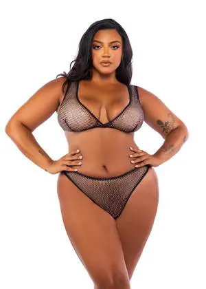 Roma Costume Think Pink Rhinestone Tube 2-Piece Short Set, black, 1X/2X Roma Costume Think Pink Rhinestone Tube 2-Piece Short Set, black, 1X/2X