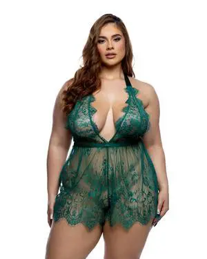 Roma Costume Midsummer Night Romper, Golf Green, 1X/2X Roma Costume Midsummer Night Romper, Golf Green, 1X/2X