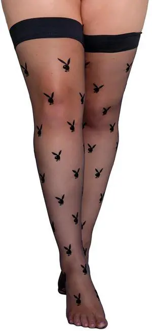 Roma Costume Play Bunny Noir Stockings, Black, Queen Roma Costume Play Bunny Noir Stockings, Black, Queen