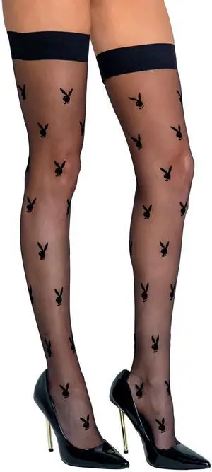 Roma Costume Play Bunny Noir Stockings, Black, One Size Roma Costume Play Bunny Noir Stockings, Black, One Size