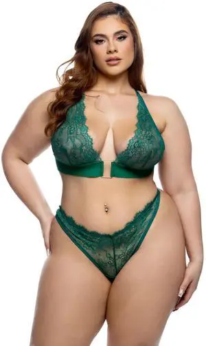 Roma Costume Fever Dream 2pc Set, Golf Green, 1X Roma Costume Fever Dream 2pc Set, Golf Green, 1X