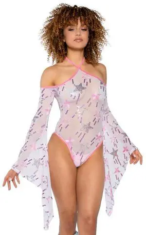 Roma Costume Chip G-String, White Spectrum, L/XL Roma Costume Chip G-String, White Spectrum, L/XL