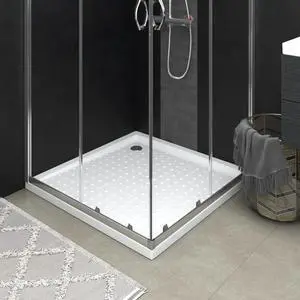 vidaXL Shower Base Tray with Dots White 31.5"x31.5"x1.6" ABS vidaXL Shower Base Tray with Dots White 31.5"x31.5"x1.6" ABS