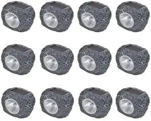 vidaXL Garden Light Grey Plastic Small Solar Garden Light Other vidaXL Garden Light Grey Plastic Small Solar Garden Light Other