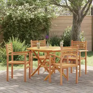 vidaXL Chair 4 pcs Brown 56 x 55 x 90.5 cm Solid Teak Wood vidaXL Chair 4 pcs Brown 56 x 55 x 90.5 cm Solid Teak Wood