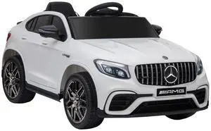 AosomAosom 12V Toddler Ride On Car with Remote Control, Mercedes Benz AMG GLC63S Coupe, Electric Car with 2 Speed, MP3 Player, Light, Horn, Songs, Suspension, White AosomAosom 12V Toddler Ride On Car with Remote Control, Mercedes Benz AMG GLC63S Coupe, Electric Car with 2 Speed, MP3 Player, Light, Horn, Songs, Suspension, White