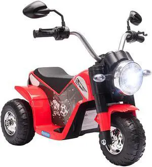 AosomAosom Electric Motorcycle for Kids, 6V Battery Powered Ride-On Dirt Bike 3-Wheels Motorbike with Horn Headlights Realistic Sounds Speed for 18 - 36 Months Red AosomAosom Electric Motorcycle for Kids, 6V Battery Powered Ride-On Dirt Bike 3-Wheels Motorbike with Horn Headlights Realistic Sounds Speed for 18 - 36 Months Red
