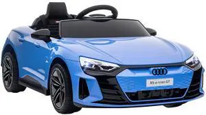 AosomAosom Electric Car for Kids, 12V Licensed Audi RS E-tron GT 3.1 MPH Kids Ride on Car, Ride-on Toy with Remote Control, 4 Suspension Wheels, Horn, Music, Lights, for Boys and Girls, Blue AosomAosom Electric Car for Kids, 12V Licensed Audi RS E-tron GT 3.1 MPH Kids Ride on Car, Ride-on Toy with Remote Control, 4 Suspension Wheels, Horn, Music, Lights, for Boys and Girls, Blue