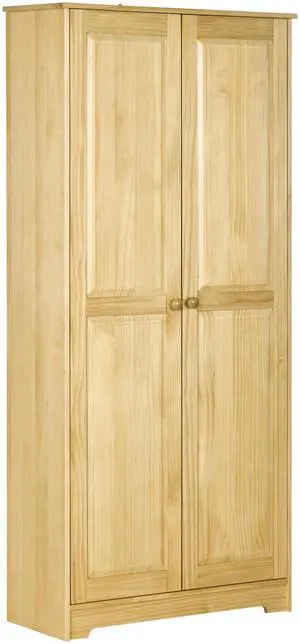 Aosom 67" Pinewood Kitchen Pantry Storage Cabinet, Freestanding Cabinets with Doors and Shelves, Dining Room Aosom 67" Pinewood Kitchen Pantry Storage Cabinet, Freestanding Cabinets with Doors and Shelves, Dining Room