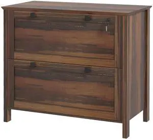 Aosom Lateral File Cabinet, 2 Drawer Filing Cabinet with Adjustable Hanging Bar for Letter, A4 and Legal Size, Brown Aosom Lateral File Cabinet, 2 Drawer Filing Cabinet with Adjustable Hanging Bar for Letter, A4 and Legal Size, Brown