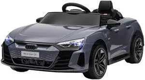 AosomAosom 12V Licensed Audi RS E-tron GT Kids Ride on Car with Remote Control, Suspension, Horn, Music, Lights, Gray AosomAosom 12V Licensed Audi RS E-tron GT Kids Ride on Car with Remote Control, Suspension, Horn, Music, Lights, Gray