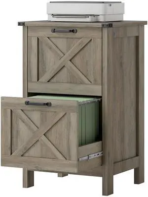 Aosom Vertical File Cabinet with 2 Drawers, Rustic Farmhouse Office Storage Cabinet for A4, Letter Size, Distressed Gray Aosom Vertical File Cabinet with 2 Drawers, Rustic Farmhouse Office Storage Cabinet for A4, Letter Size, Distressed Gray