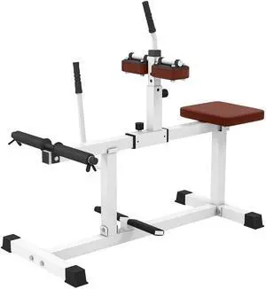 AosomSoozier Adjustable Steel Seated Calf Raise Exercise Strength Training Gym Equipment, Brown AosomSoozier Adjustable Steel Seated Calf Raise Exercise Strength Training Gym Equipment, Brown