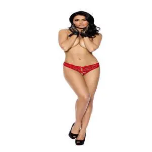 Elegant Moments Heart lace crotchless panty, 100% Nylon Panty , 100% Nylon, Red, One Size Elegant Moments Heart lace crotchless panty, 100% Nylon Panty , 100% Nylon, Red, One Size