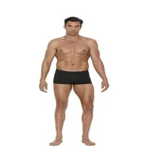 Elegant Moments Men's lycra boxer brief , 87% Polyester, 13% Spandex Brief Boxer Menswear, 87% Polyester, 13% Spandex, Black, L/XL Elegant Moments Men's lycra boxer brief , 87% Polyester, 13% Spandex Brief Boxer Menswear, 87% Polyester, 13% Spandex, Black, L/XL