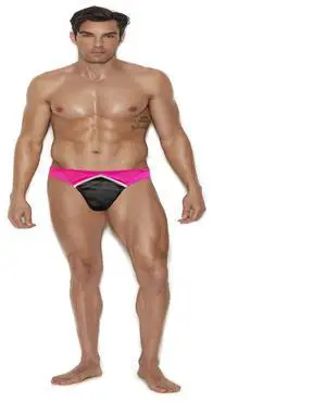 Elegant Moments Men's lycra thong, 88% Nylon, 12% Spandex Thong Menswear , 88% Nylon, 12% Spandex, Black/Neon Pink, L/XL Elegant Moments Men's lycra thong, 88% Nylon, 12% Spandex Thong Menswear , 88% Nylon, 12% Spandex, Black/Neon Pink, L/XL