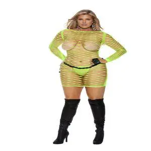Elegant Moments Diamond net long sleeve mini dress, 90% Nylon, 10% Spandex Dress , 90% Nylon, 10% Spandex, Chartreuse, Queen Size Elegant Moments Diamond net long sleeve mini dress, 90% Nylon, 10% Spandex Dress , 90% Nylon, 10% Spandex, Chartreuse, Queen Size
