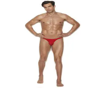 Elegant Moments Men's micro mini thong , 94% Polyester, 6% Spandex Thong Menswear , 94% Polyester, 6% Spandex, Red, S/M Elegant Moments Men's micro mini thong , 94% Polyester, 6% Spandex Thong Menswear , 94% Polyester, 6% Spandex, Red, S/M