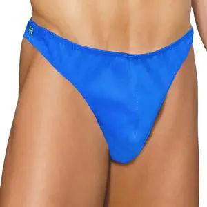 Elegant Moments Leather thong with side snaps, 100% Leather Thong Menswear , 100% Leather, Blue, One Size Elegant Moments Leather thong with side snaps, 100% Leather Thong Menswear , 100% Leather, Blue, One Size