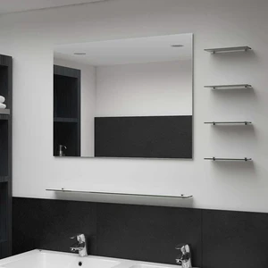 vidaXL Wall Mirror with 5 Shelves Silver 31.5"x23.6 vidaXL Wall Mirror with 5 Shelves Silver 31.5"x23.6