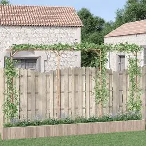 vidaXL Pergola Bamboo 151.6"x15.7"x80.7 vidaXL Pergola Bamboo 151.6"x15.7"x80.7