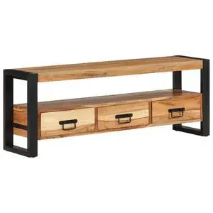 vidaXL TV Stand 47.2"x11.8"x17.7" Solid Wood Acacia vidaXL TV Stand 47.2"x11.8"x17.7" Solid Wood Acacia