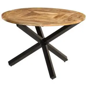 vidaXL Dining Table Ã43.3"x29.5" Solid Wood Rough Mango vidaXL Dining Table Ã43.3"x29.5" Solid Wood Rough Mango