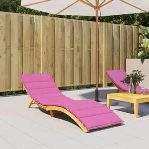 vidaXL Sun Lounger Cushion Pink Oxford Fabric vidaXL Sun Lounger Cushion Pink Oxford Fabric