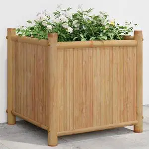 vidaXL Planter 15.7"x15.7"x15.7" Bamboo vidaXL Planter 15.7"x15.7"x15.7" Bamboo