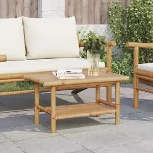 vidaXL Coffee Table 27.6"x15.7"x13.8" Bamboo vidaXL Coffee Table 27.6"x15.7"x13.8" Bamboo