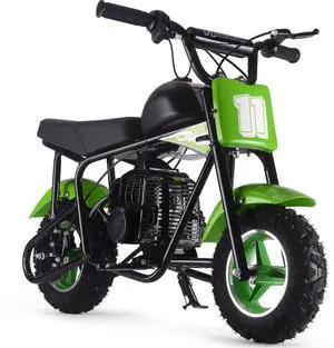 MotoTec Urchin 49cc 2-Stroke Kids Gas Mini Bike Green MotoTec Urchin 49cc 2-Stroke Kids Gas Mini Bike Green