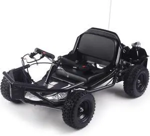 MotoTec Sandman Kids Gas Powered 52cc Go Kart Black MotoTec Sandman Kids Gas Powered 52cc Go Kart Black