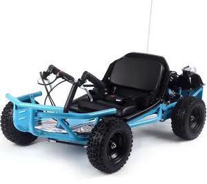 MotoTec Sandman Kids Gas Powered 52cc Go Kart Blue MotoTec Sandman Kids Gas Powered 52cc Go Kart Blue